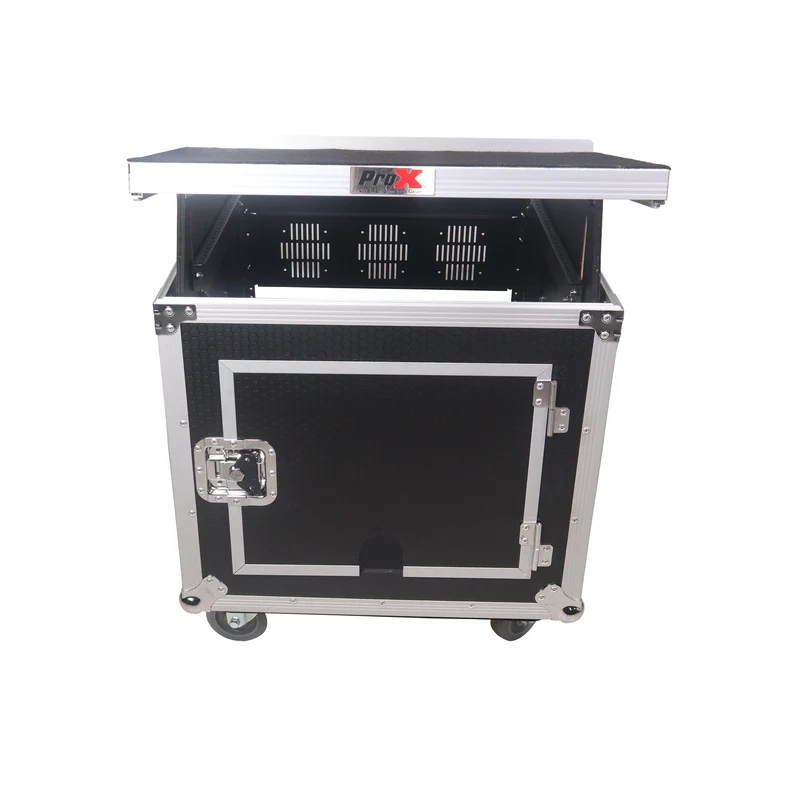 ProX T-10MRLT 10U Combo Rack Flight Case With Laptop Shelf