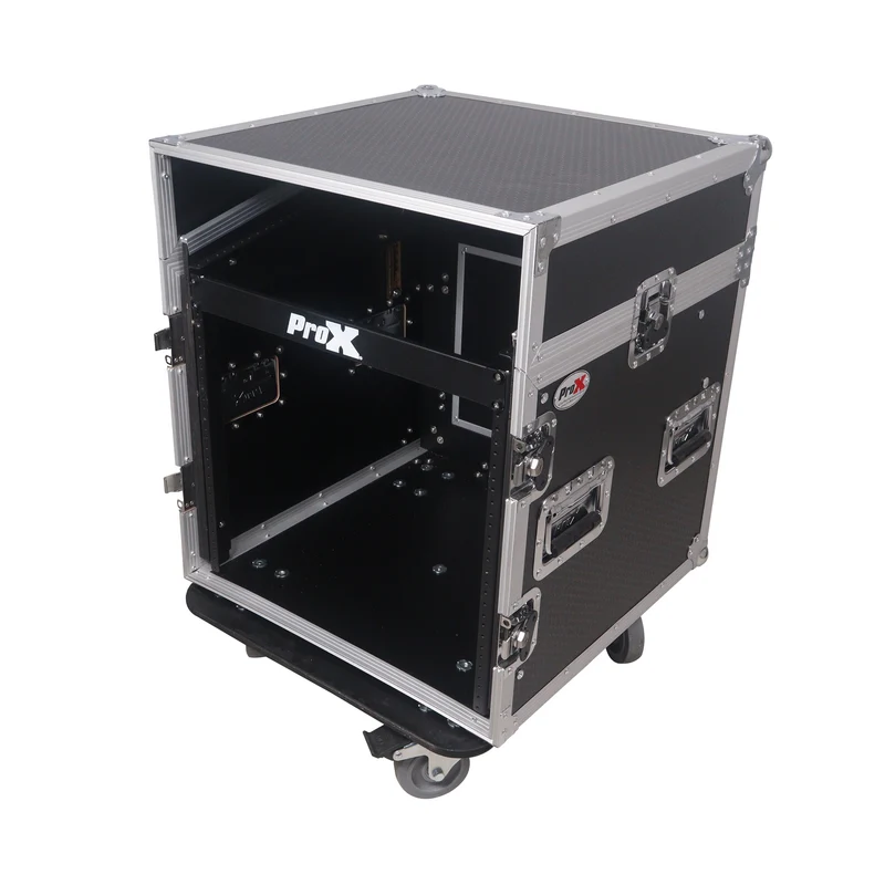 ProX T-10MRLT 10U Combo Rack Flight Case With Laptop Shelf