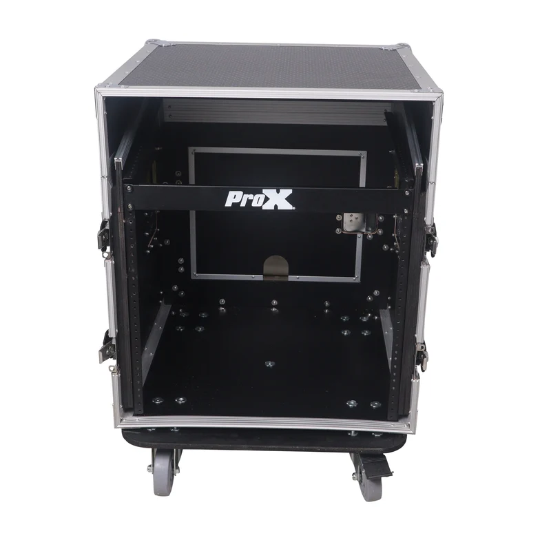 ProX T-10MRLT 10U Combo Rack Flight Case With Laptop Shelf