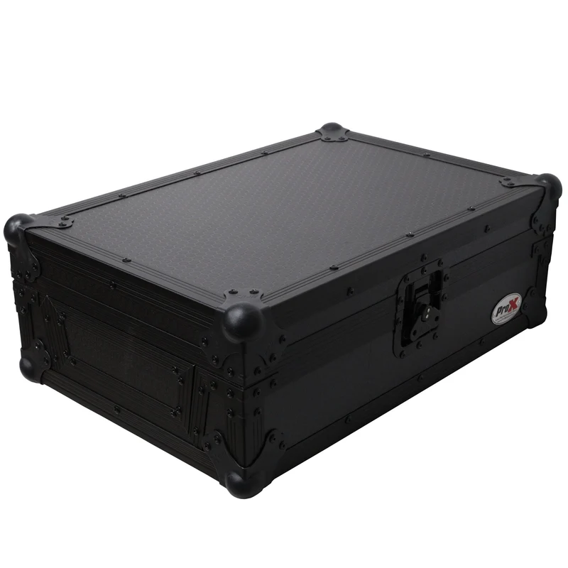 ProX ATA Flight Case for DJ Mixers Universal Road Case | Black | Without Laptop Shelf