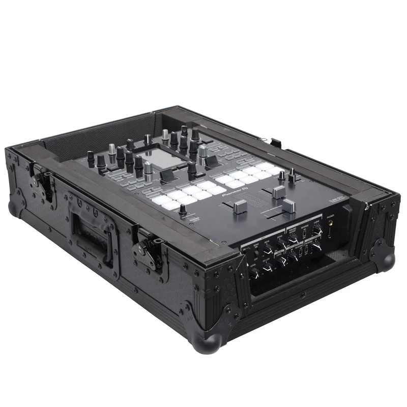 ProX ATA Flight Case for DJ Mixers Universal Road Case | Black | Without Laptop Shelf