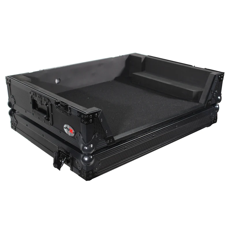 ProX ATA Flight Case for Denon PRIME 4 DJ Controller With Rack | Black on Black