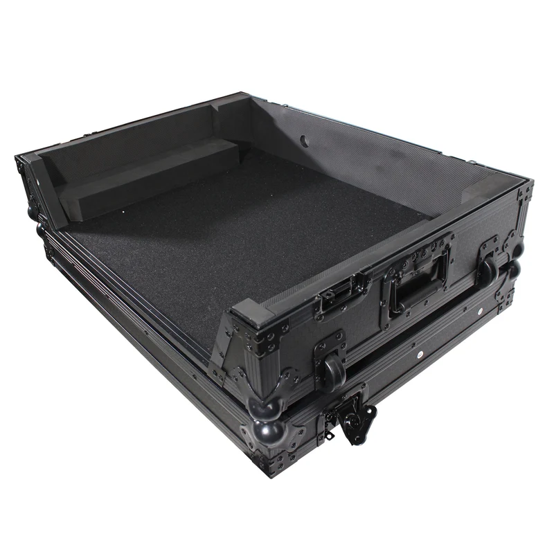 ProX ATA Flight Case for Denon PRIME 4 DJ Controller With Rack | Black on Black