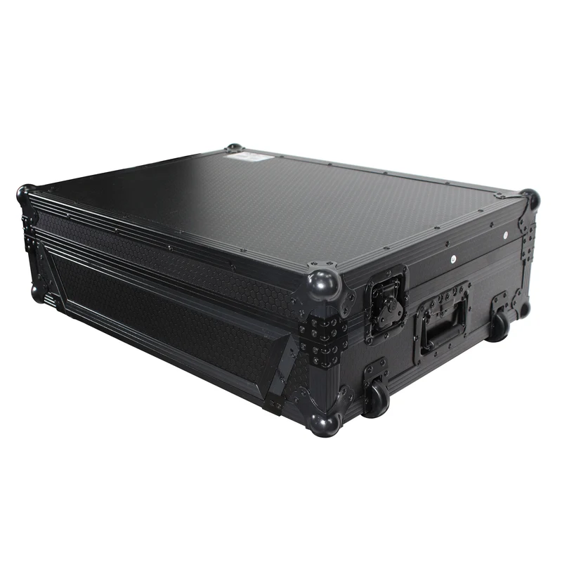 ProX ATA Flight Case for Denon PRIME 4 DJ Controller With Rack | Black on Black