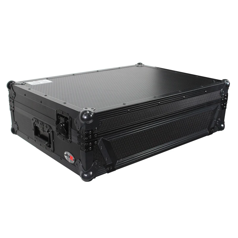 ProX ATA Flight Case for Denon PRIME 4 DJ Controller With Rack | Black on Black