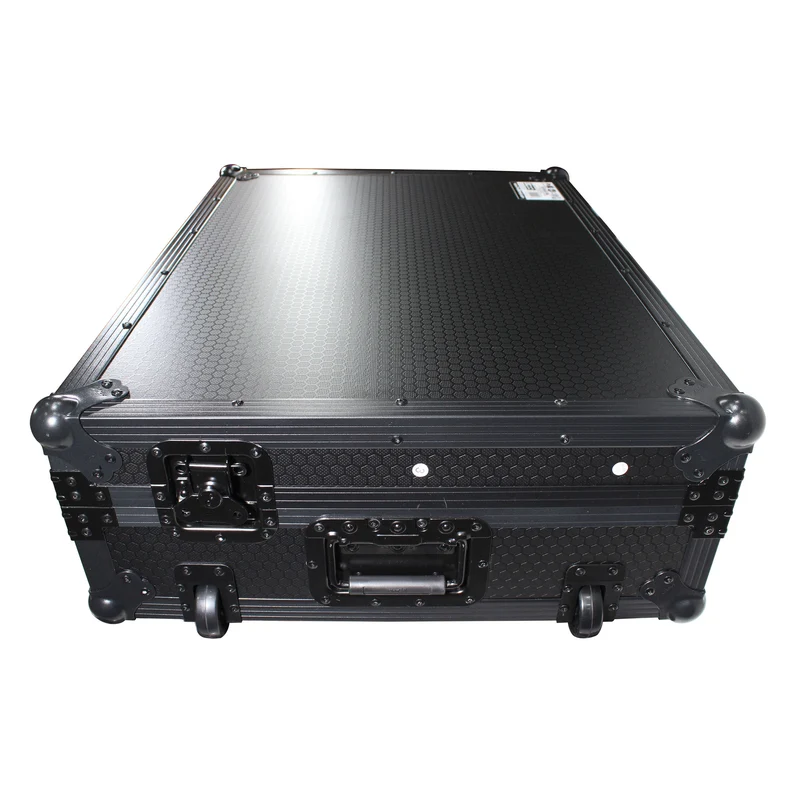 ProX ATA Flight Case for Denon PRIME 4 DJ Controller With Rack | Black on Black