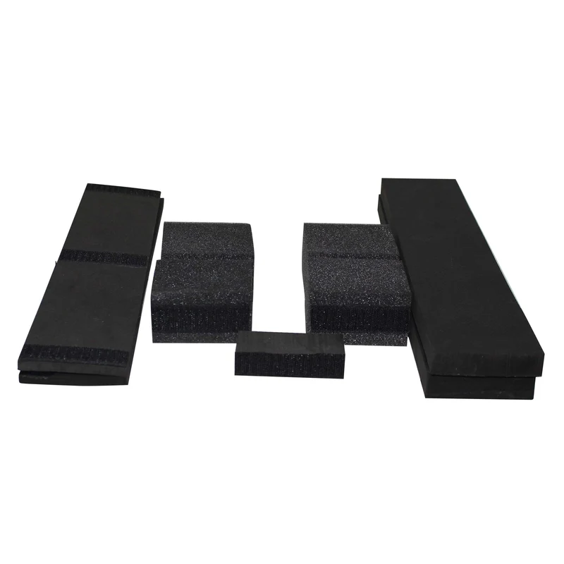 ProX ATA Flight Case for 12" DJ Mixers Honeycomb Road Case | Black | Without Laptop Shelf