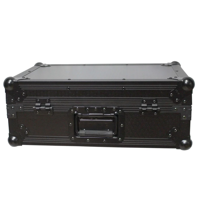 ProX ATA Flight Case for 12" DJ Mixers Honeycomb Road Case | Black | Without Laptop Shelf
