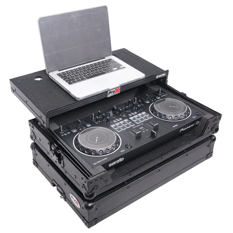 ProX ATA Flight Case for Pioneer DDJ-REV1 With Laptop Shelf | Black