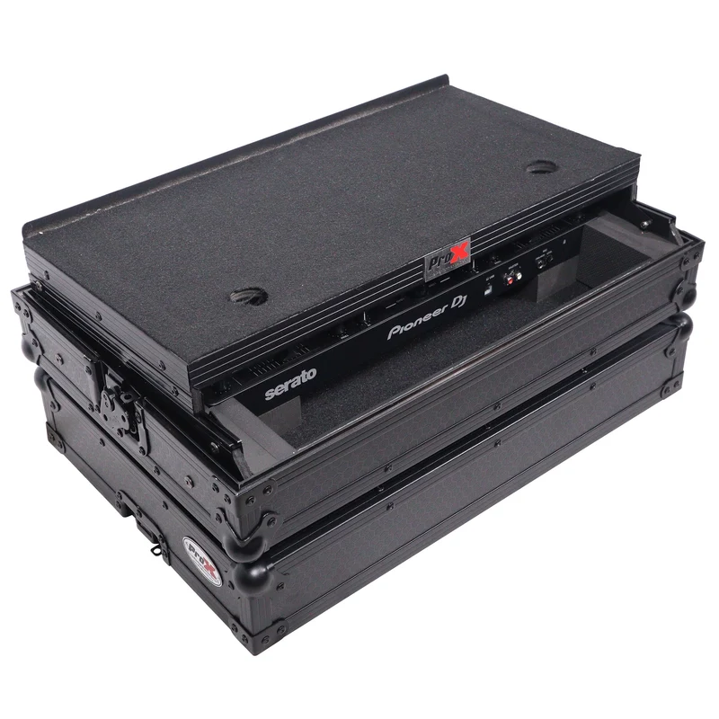 ProX ATA Flight Case for Pioneer DDJ-REV1 With Laptop Shelf | Black