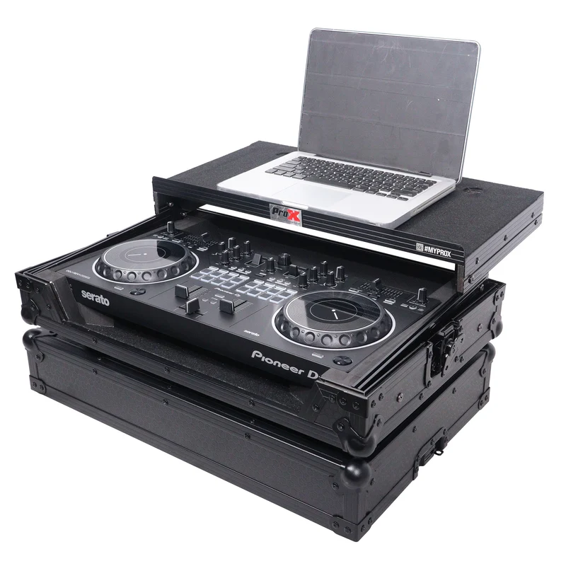 ProX ATA Flight Case for Pioneer DDJ-REV1 With Laptop Shelf | Black