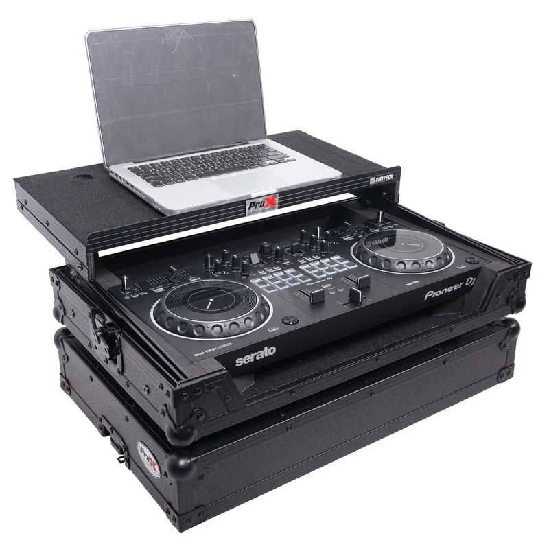 ProX ATA Flight Case for Pioneer DDJ-REV1 With Laptop Shelf | Black
