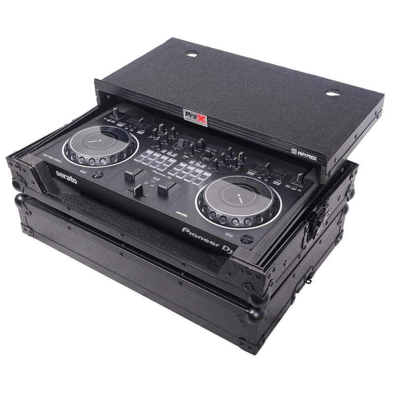 ProX ATA Flight Case for Pioneer DDJ-REV1 With Laptop Shelf | Black