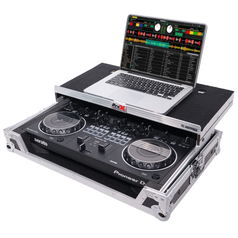 ProX ATA Flight Case for Pioneer DDJ-REV1 With Laptop Shelf | Honeycomb Digital