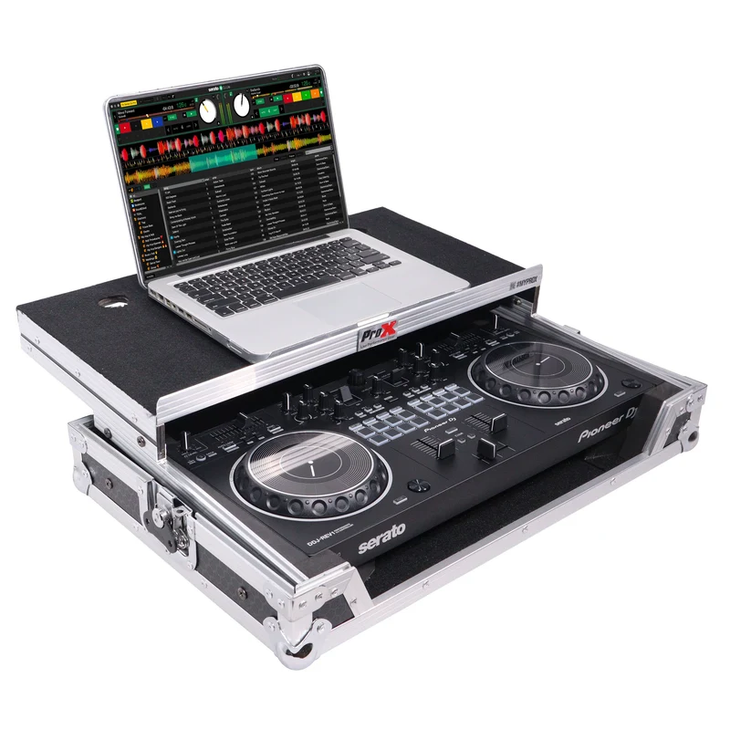 ProX ATA Flight Case for Pioneer DDJ-REV1 With Laptop Shelf | Honeycomb Digital