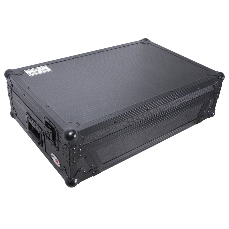 ProX ATA Flight Case For Pioneer XDJ-RX3/DDJ-REV5 DJ Controller with 1U Rack Space and Wheels | Black/Black | Without Laptop Shelf