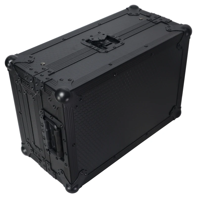 ProX ATA Flight Case for Pioneer DJM-S7 Mixer Gig-Ready Road Case | With Laptop Shelf | Black/Black