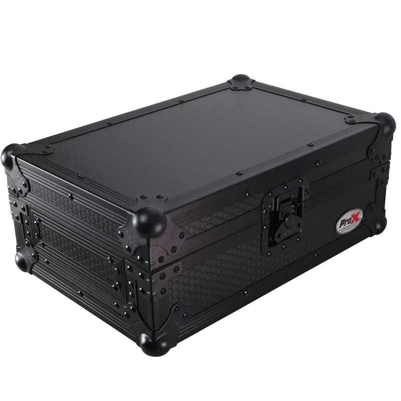 ProX ATA Flight Case for Pioneer DJM-S7 Mixer Gig-Ready Road Case | Without Laptop Shelf | Black/Black