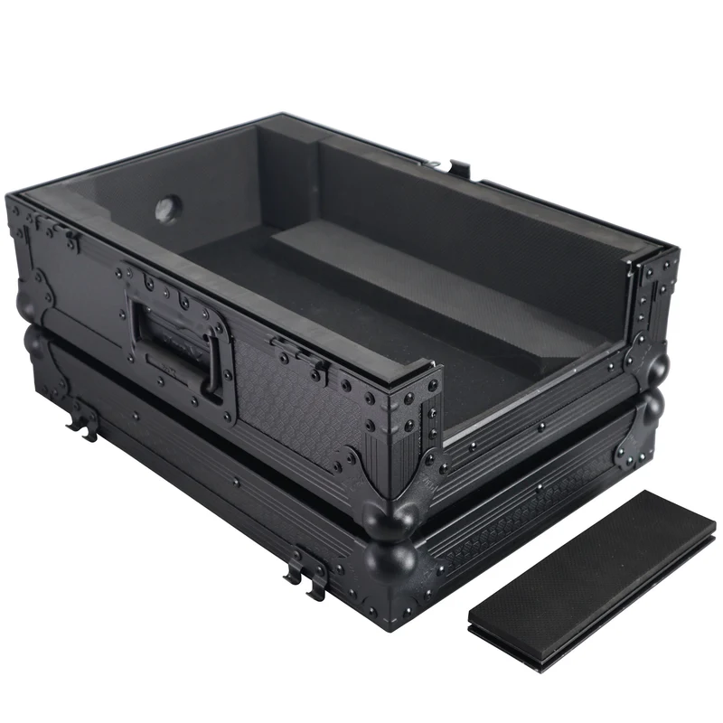 ProX ATA Flight Case for Pioneer DJM-S7 Mixer Gig-Ready Road Case | Without Laptop Shelf | Black/Black