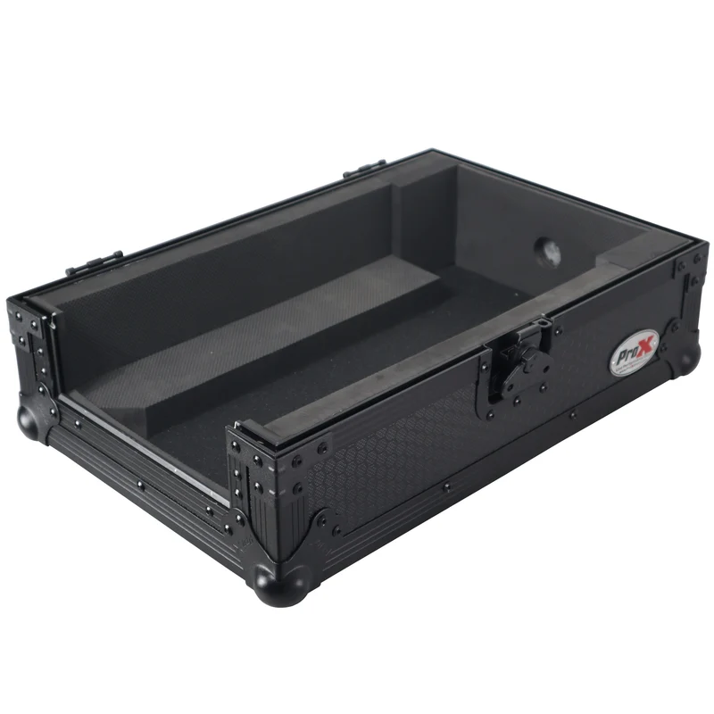 ProX ATA Flight Case for Pioneer DJM-S7 Mixer Gig-Ready Road Case | Without Laptop Shelf | Black/Black
