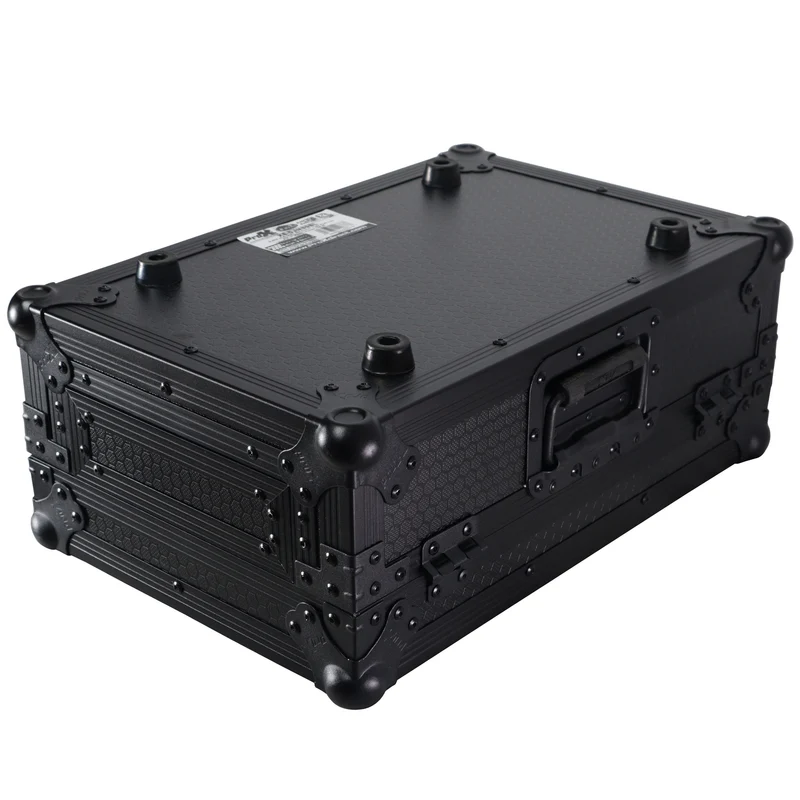 ProX ATA Flight Case for Pioneer DJM-S7 Mixer Gig-Ready Road Case | Without Laptop Shelf | Black/Black