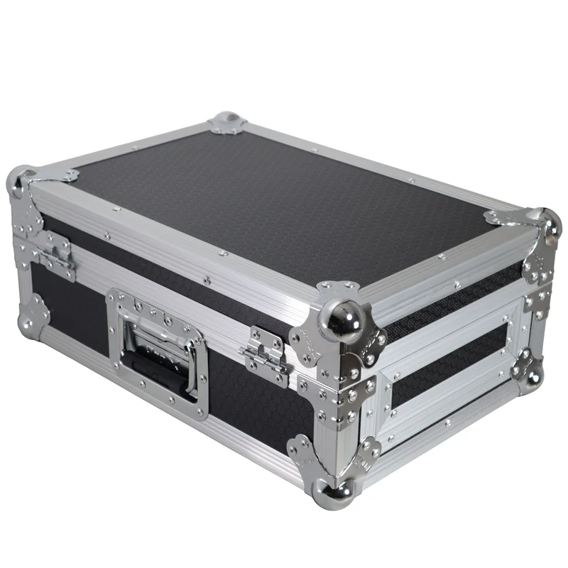 ProX ATA Flight Case for Pioneer DJM-S7 Mixer Gig-Ready Road Case | Without Laptop Shelf | Silver/Black