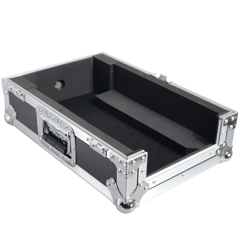 ProX ATA Flight Case for Pioneer DJM-S7 Mixer Gig-Ready Road Case | Without Laptop Shelf | Silver/Black