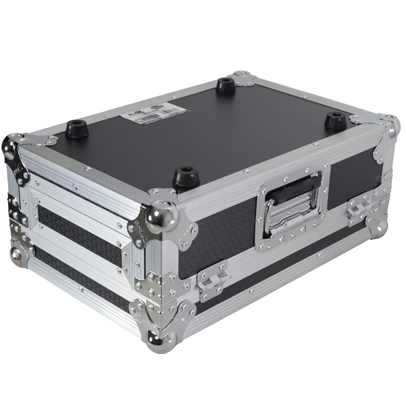 ProX ATA Flight Case for Pioneer DJM-S7 Mixer Gig-Ready Road Case | Without Laptop Shelf | Silver/Black