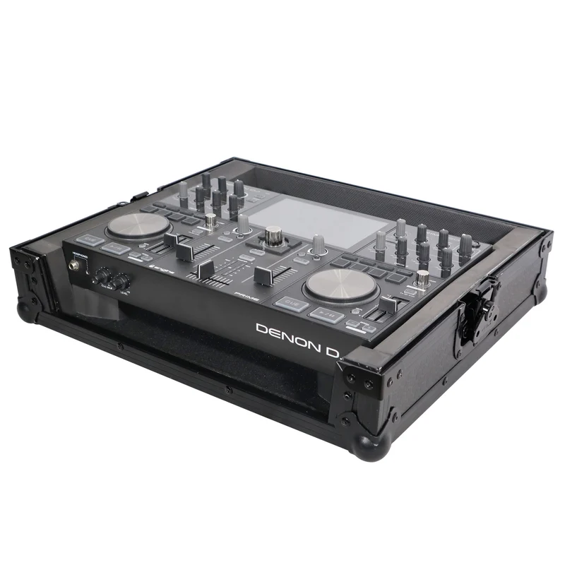 ProX ATA Style Flight Travel Case for Denon DJ Prime Go | Black On Black