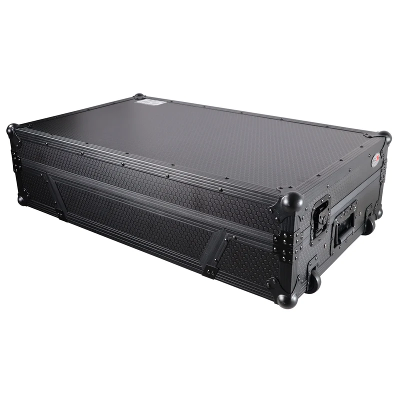ProX ATA Flight Case For Pioneer XDJ-XZ DJ Controller with 1U Rack Space and Wheels | Black/Black | With Laptop Shelf