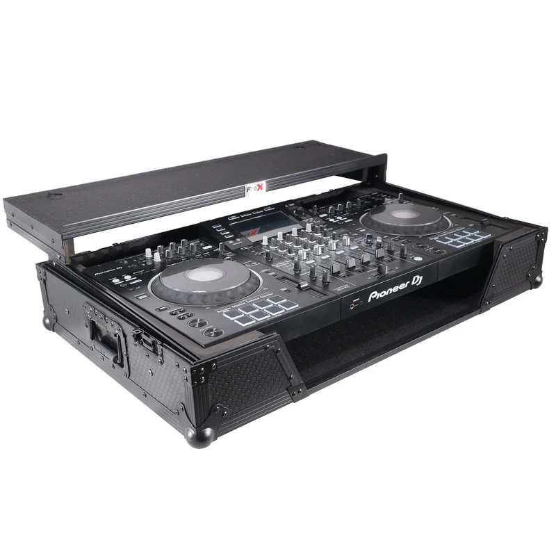 ProX ATA Flight Case For Pioneer XDJ-XZ DJ Controller with 1U Rack Space and Wheels | Black/Black | With Laptop Shelf