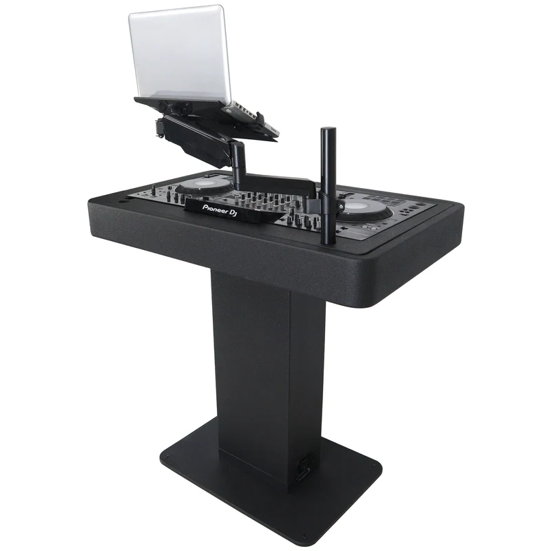 ProX Control Tower DJ Podium T-Shape Stand for Pioneer DDJ | Black | With Road Case