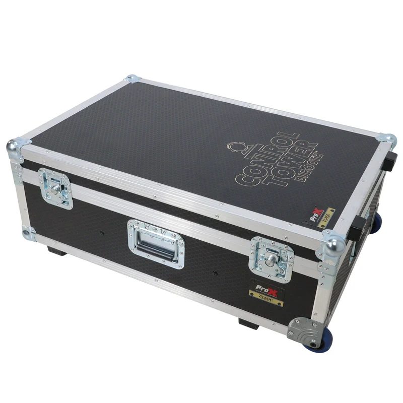 ProX Control Tower DJ Podium T-Shape Stand for Pioneer DDJ | White | With Road Case