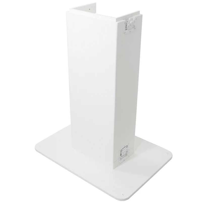 ProX Control Tower DJ Podium T-Shape Stand for Pioneer DDJ | White | With Road Case