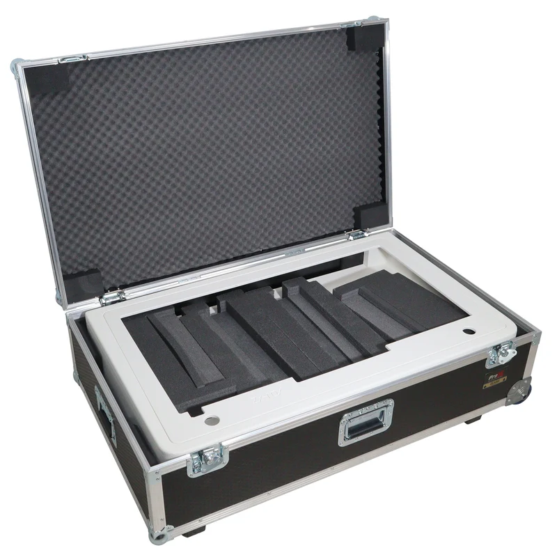 ProX Control Tower DJ Podium T-Shape Stand for Pioneer DDJ | White | With Road Case