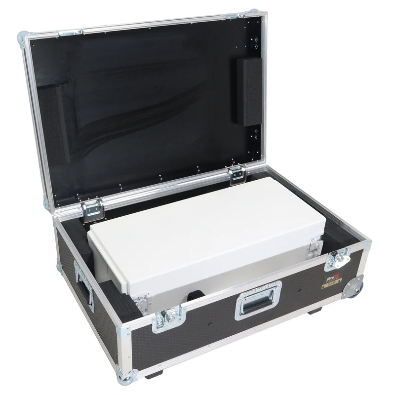 ProX Control Tower DJ Podium T-Shape Stand for Pioneer DDJ | White | With Road Case