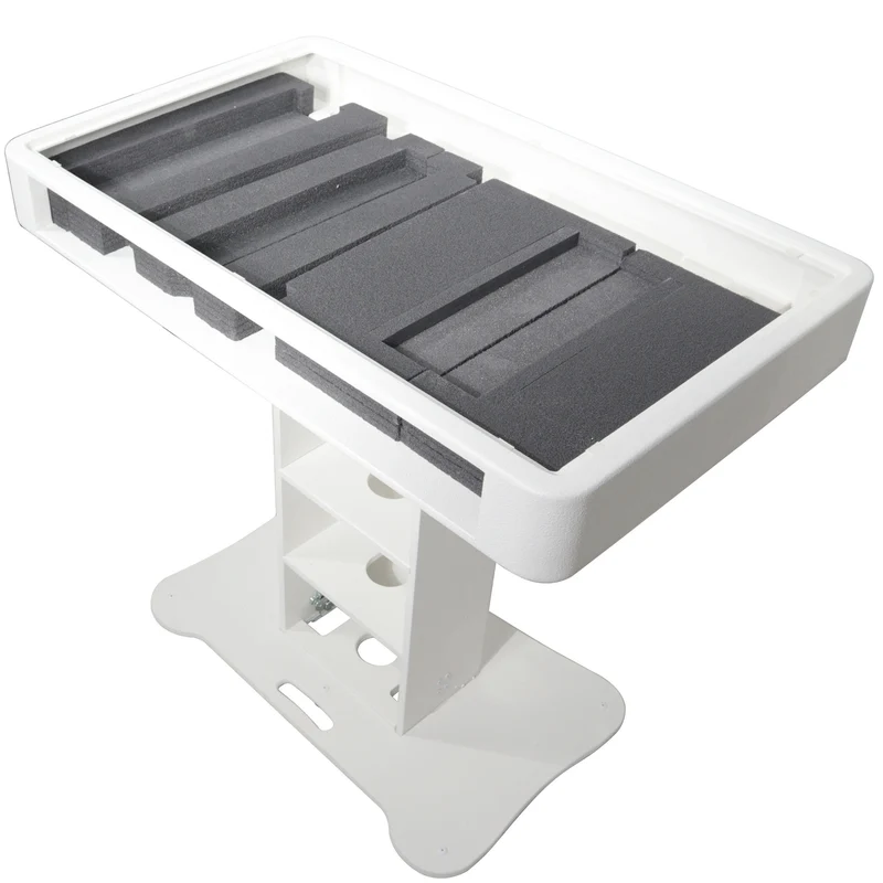 ProX Control Tower DJ Podium T-Shape Stand for Pioneer DDJ | White | Without Road Case