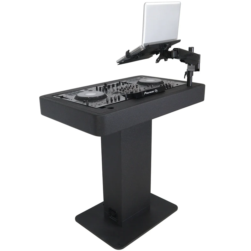 ProX Control Tower DJ Podium T-Shape Stand for Pioneer DDJ | Black | Without Road Case
