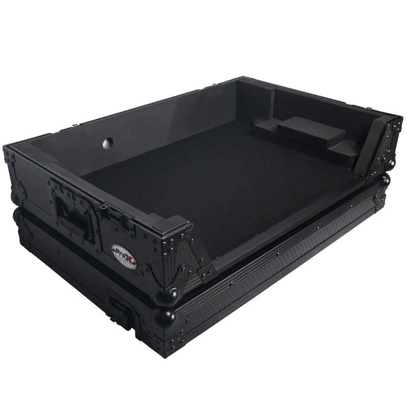 ProX Flight Case for Rane ONE DJ Controller With 1U Rack | Black on Black | Without Laptop Shelf