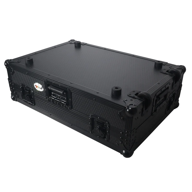 ProX Flight Case for Rane ONE DJ Controller With 1U Rack | Black on Black | Without Laptop Shelf