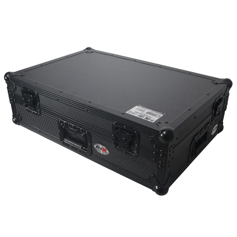 ProX Flight Case for Rane ONE DJ Controller With 1U Rack | Black on Black | Without Laptop Shelf