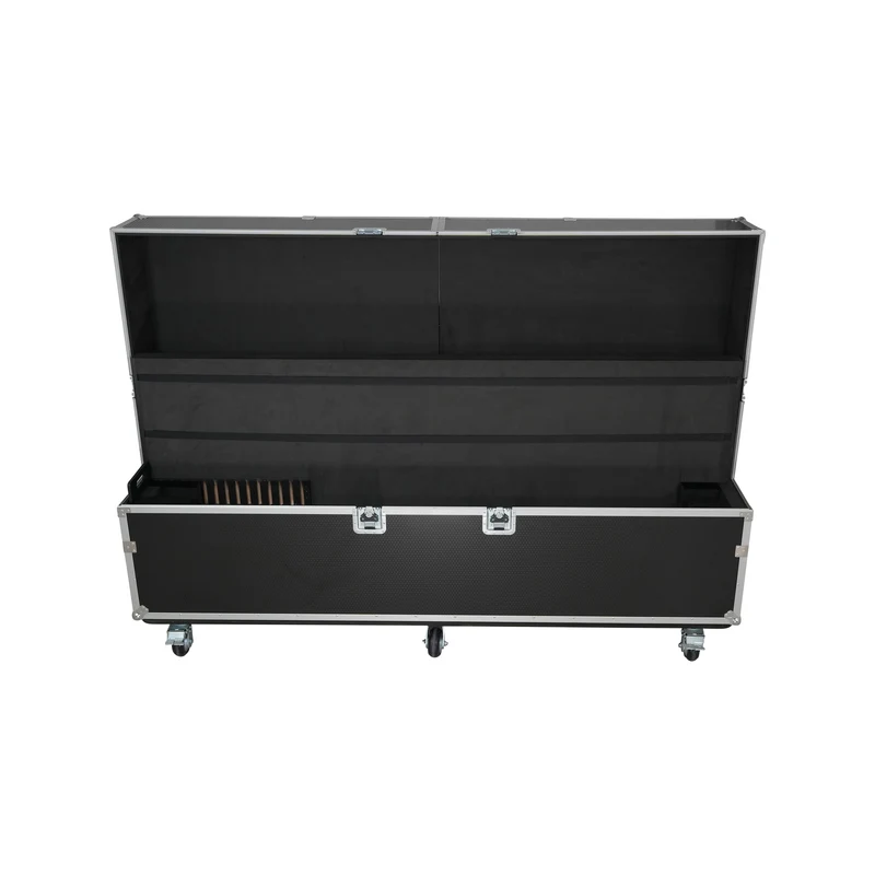 ProX Universal Dual Flat Panel Monitor Flight Case ATA Road Case | 80 in to 100 in