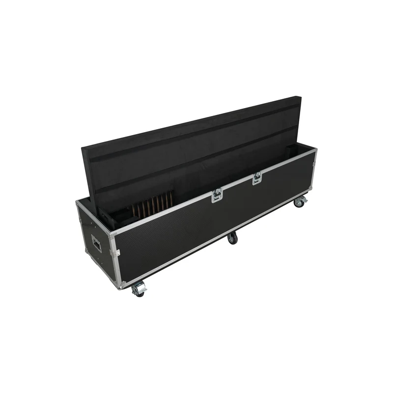ProX Universal Dual Flat Panel Monitor Flight Case ATA Road Case | 80 in to 100 in