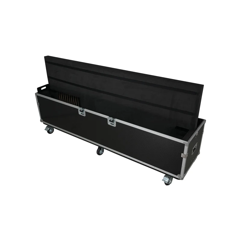 ProX Universal Dual Flat Panel Monitor Flight Case ATA Road Case | 80 in to 100 in