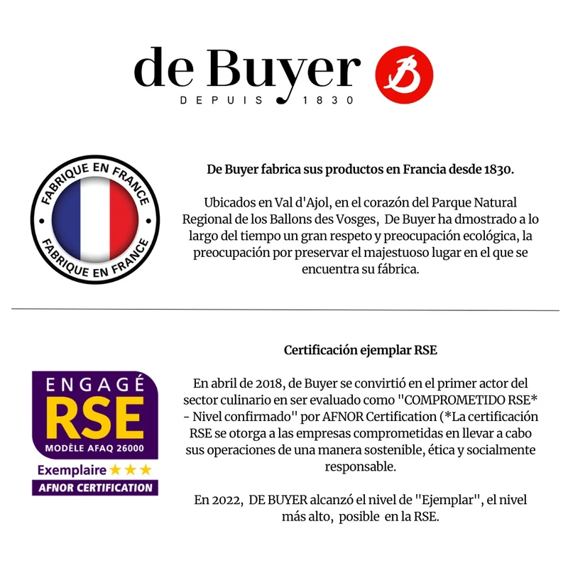 Campana de cocción De Buyer