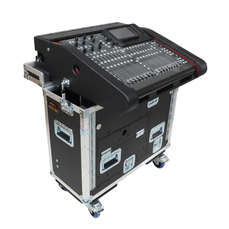 ProX Flip-Ready Hydraulic Console Case For Digital Audio Consoles | Behringer X32 Compact | Fixed
