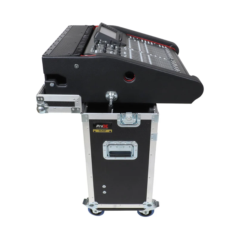 ProX Flip-Ready Hydraulic Console Case For Digital Audio Consoles | Behringer X32 Compact | Fixed