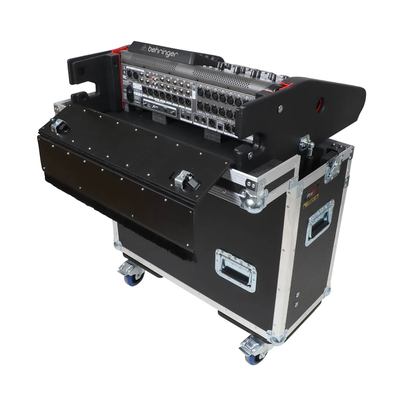 ProX Flip-Ready Hydraulic Console Case For Digital Audio Consoles | Behringer X32 Compact | Fixed
