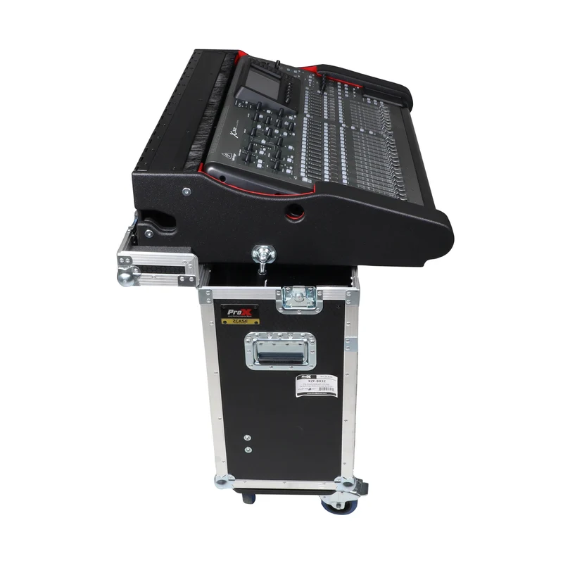 ProX Flip-Ready Hydraulic Console Case For Digital Audio Consoles | Behringer X32 | Fixed
