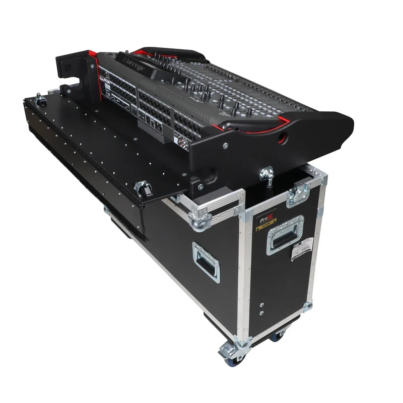 ProX Flip-Ready Hydraulic Console Case For Digital Audio Consoles | Behringer X32 | Fixed
